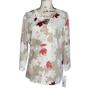 Liz Claiborne linen tunic XXL